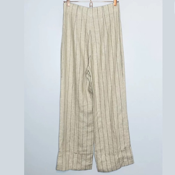 ✅SOLD-NWOT Zara Woman | Linen Pants Turn Up Hems - Picture 5 of 8